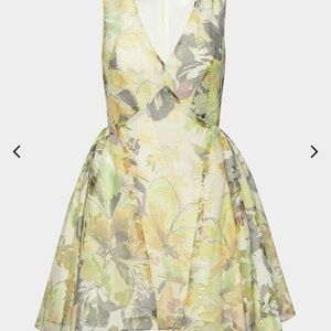 NWT MISA Los Angeles cerise mini dress